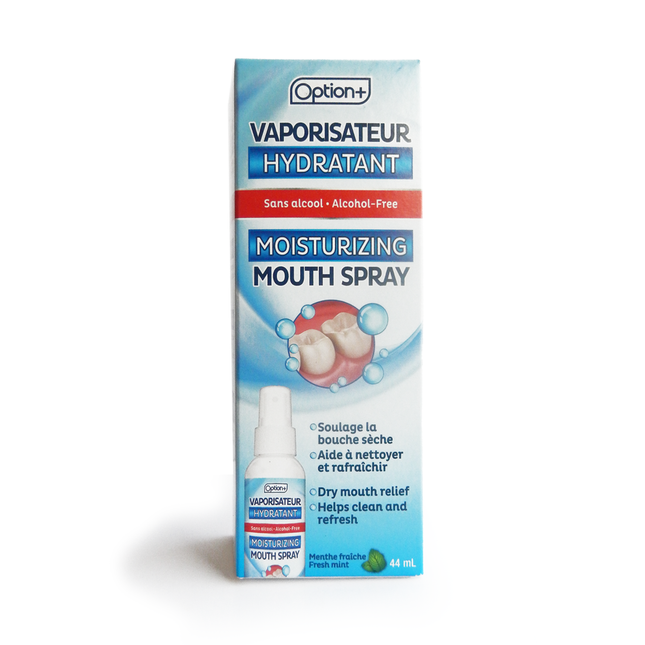 Spray buccal hydratant Option+ - Menthe fraîche | 44 ml