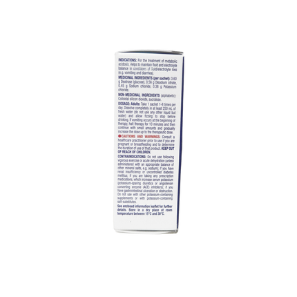 Sels de réhydratation orale en poudre d'électrolyte Option+ - Saveur originale | 10 sachets de 5 g