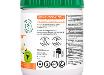 Organika - MCT Creamer Boost Enhanced Collagen, Vanilla | 150 g