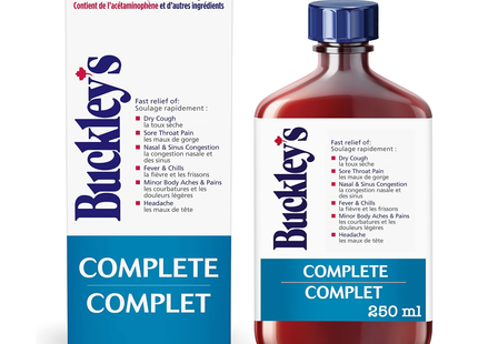 Buckley's - Complete Cough, Cold & Flu Relief Syrup | 250 mL