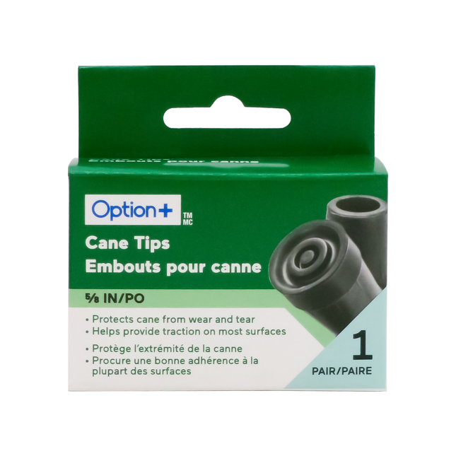 Option+ Cane Tip - 1 Pair | 5/8"