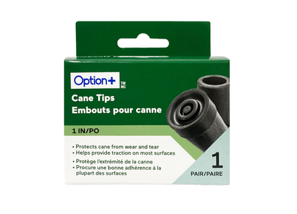 Option+ Embout de canne 1" | 1 paire
