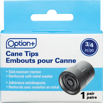 Option+ Embout de canne - 1 paire | 3/4"