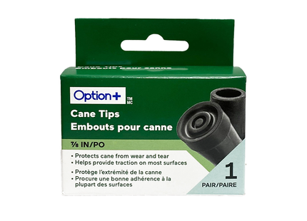 Option+ Cane Tip 7/8" | 1 Pair
