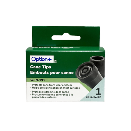 Option+ Embout de canne 7/8" | 1 paire