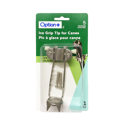 Embout antidérapant Option+ pour cannes | 1 embout antidérapant