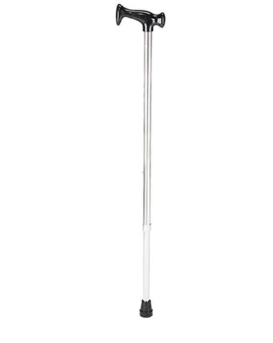Option+ Telescopic Aluminium Cane with Devon Handle | Silver – White ...
