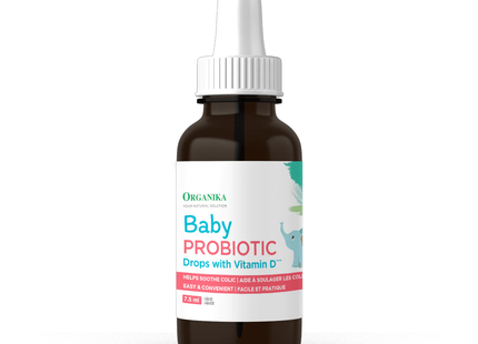 Organika - Baby Probiotic Drops With Vitamin D | 7.5 mL