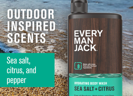 Every Man Jack - Gel douche hydratant, sel marin et agrumes | 500 ml