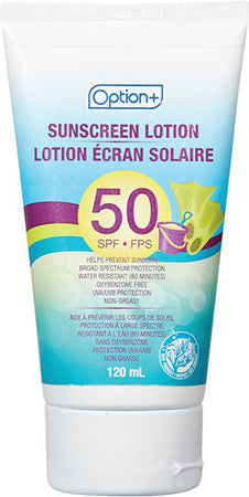 Option + - Sunscreen Lotion - Non Greasy  - SPF 50 | 120 mL