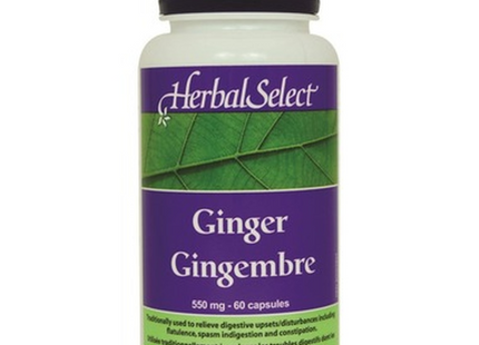 Herbal Select - Ginger 550 mg | 60 Vcaps