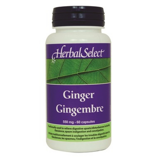 Herbal Select - Ginger 550 mg | 60 Vcaps