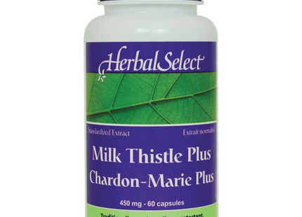 Herbal Select - Extrait de chardon-Marie Plus 500 mg | 60 capsules V 