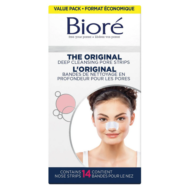 Bioré - The Original Deep Cleansing Pore Strips - Value Pack | 14 Nose Strips