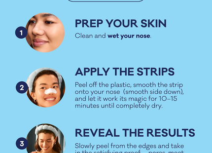 Bioré - The Original Deep Cleansing Pore Strips, Value Pack | 14 Nose Strips