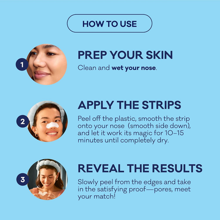Bioré - Original Deep Cleansing Pore Strips, Value Pack | 14 Nose Strips