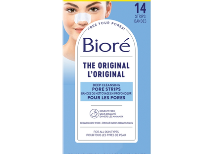 Bioré - The Original Deep Cleansing Pore Strips, Value Pack | 14 Nose Strips