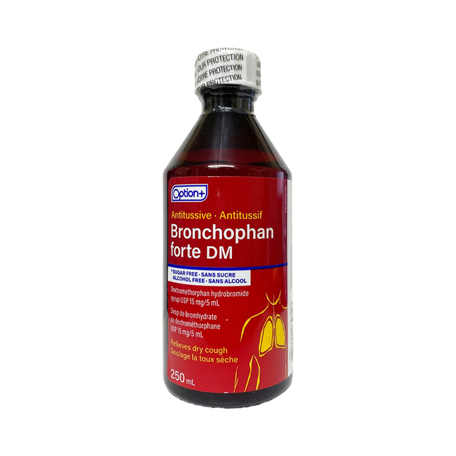 Option+ Bronchophan Forte DM Sucrose Free | 250 mL