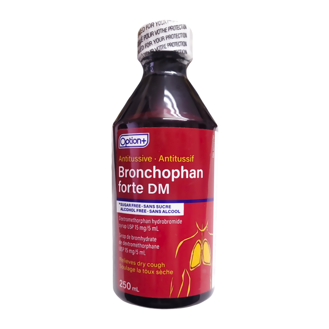 Option+ Bronchophan Forte DM Sans saccharose | 250 ml