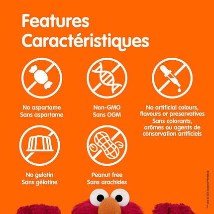 Webber Naturals - Sesame Street Healthy Tummy 1B Probiotic | 50 Yummy Gummies