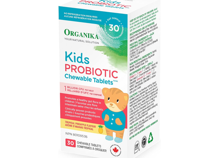 Organika - Kids Probiotic |  30 Chewable Tablets