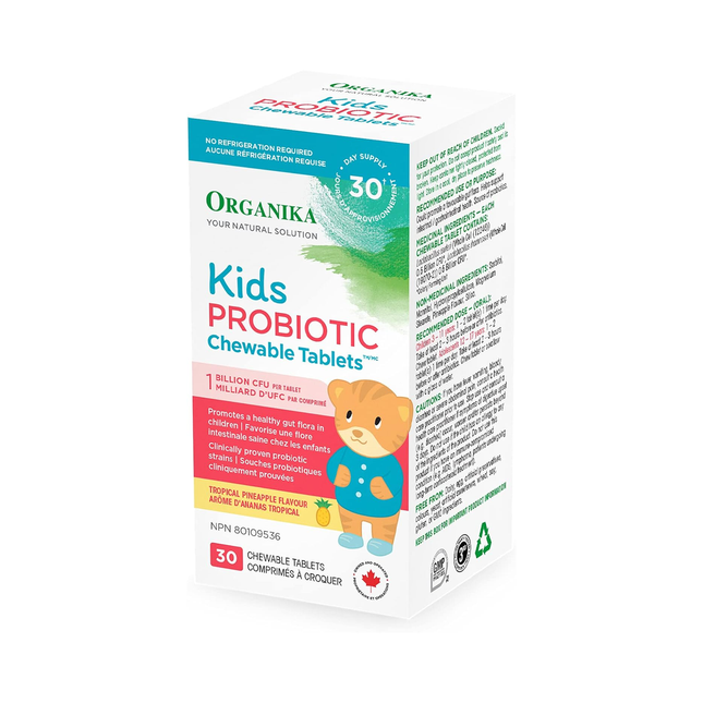 Organika - Kids Probiotic |  30 Chewable Tablets