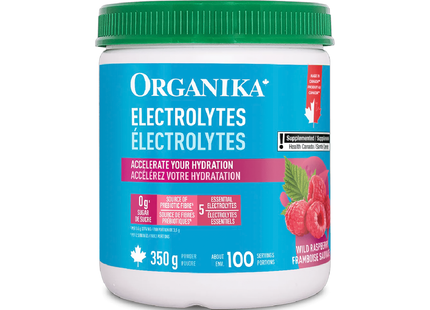 Organika - Electrolytes, Wild Raspberry | 350 g