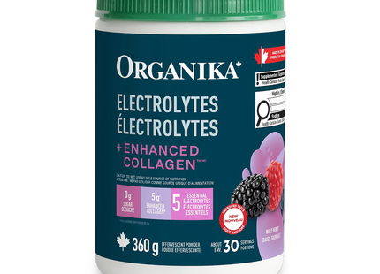 Organika - Electrolytes Collagen, Wild Berry | 360 g