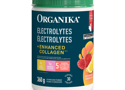 Organika - Electrolytes Collagen, Lemon Berry | 360 g