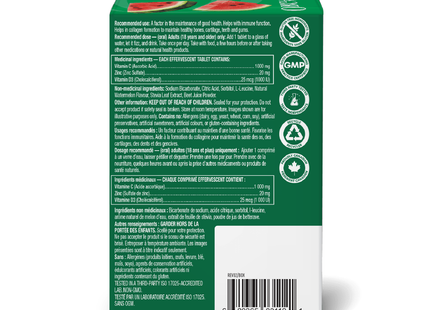 Organika - Instant C, D, Immunity Watermelon | Box of 8