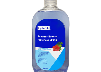 Option+ Hand Soap Refill, Summer Breeze | 950 mL