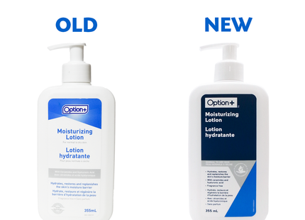 Lotion hydratante Option+ - Peaux normales à sèches | 355 ml