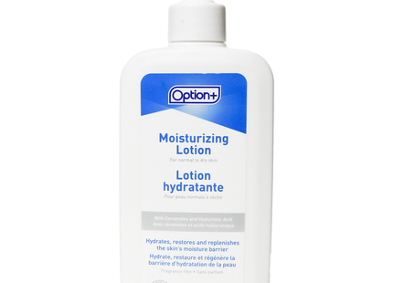 Option+ - Moisturizing Lotion - Normal to Dry Skin | 355 mL