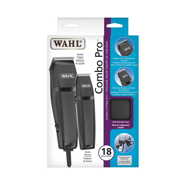 WAHL - Combo Pro Haircutting Kit | 18 Pieces