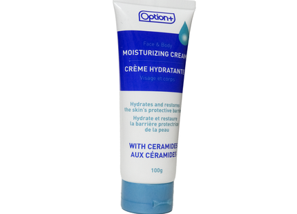 Option+ - Face & Body Moisturizing Cream with Ceramides | 100 g