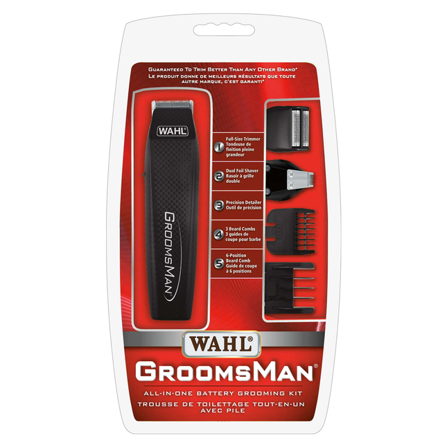 Wahl - Kit de toilettage à batterie tout-en-un Groomsman