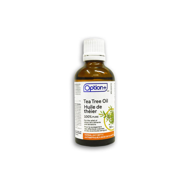 Option+ - 100% Pure Tea Tree Oil - Herbal Antiseptic | 50 mL