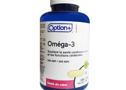 Option+ Omega 3 | 1000 mg X 180 Soft Gels