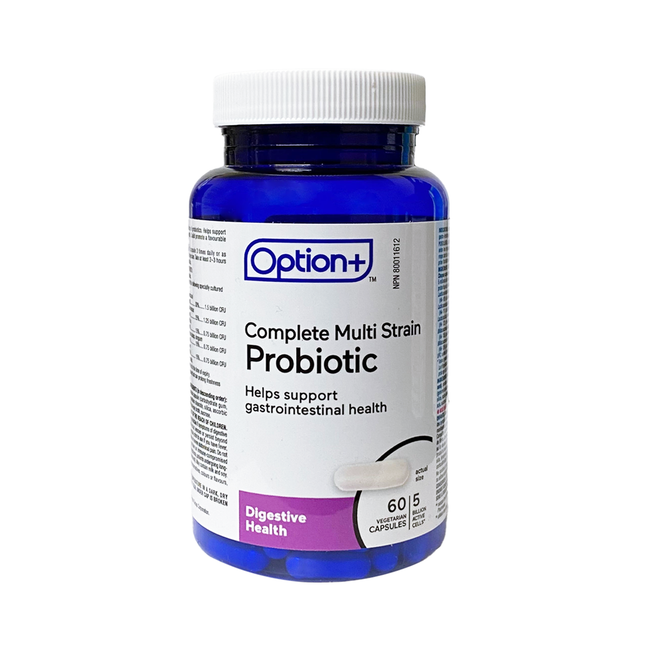 Option+ Probiotic 5 billion Active cells | 60 Vegetarian Capsules