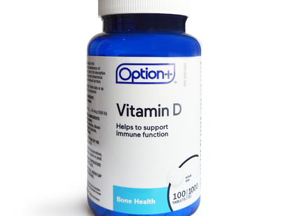 Option+ Vitamin D 1000IU  | 100 Tabs