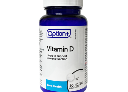Option+ Vitamin D 1000IU | 100 Tabs