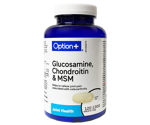 Complément Alimentaire Glucosamine Chondroitine MSM + Vit C - 120 Gélules - Wish Pharma - Neuf