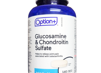 Option+ Glucosamine & Chondroitin Sulfate 900 mg Multivitamin | 140 Caplets