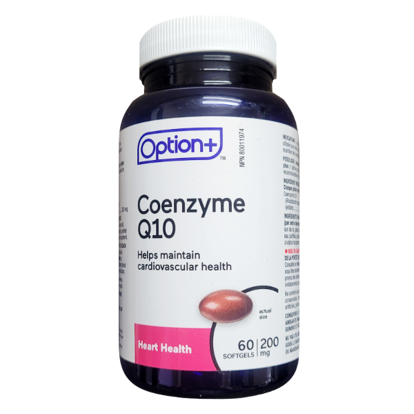 Option+ Coenzyme Q10 - 200 mg | 60 gélules