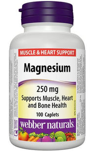 Webber Naturals Magnesium 250 mg | 100 Caplets