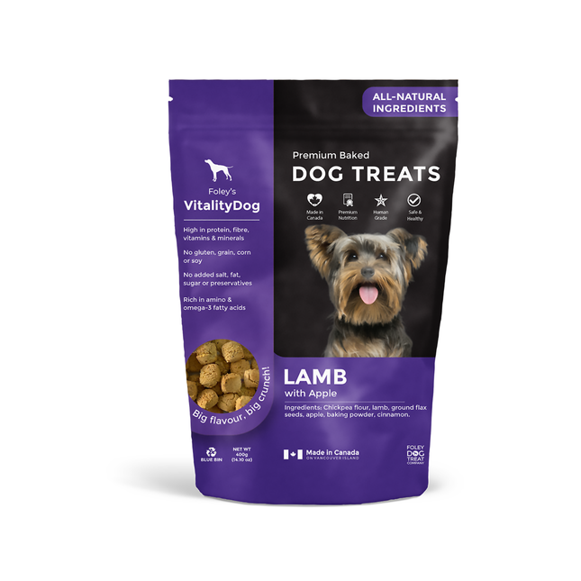 Foley's - Premium Baked Dog Treats - Lamb With Apple | 400 g