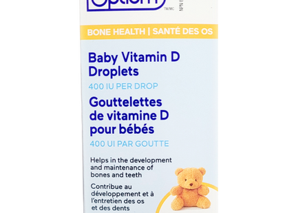 Option+ Baby Vitamin D Droplets 400IU | 15 mL