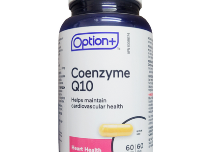 Option+ Coenzyme Q10 60mg Capsule | 60 Capsules