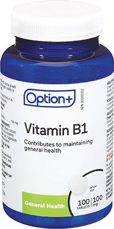 Option + - Vitamin B1 | 100 mg X 100 Tablets