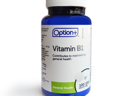 Option+ Vitamin B1 100 mg | 100 Tablets